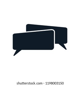 Chat icon,chat speech bubble icon,dialogue icon vector logo style