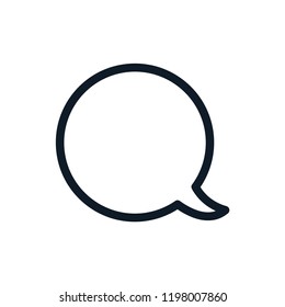Chat icon,chat speech bubble icon,dialogue icon vector logo style