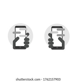 Iconos de conversación sobre el concepto de comunicación. 