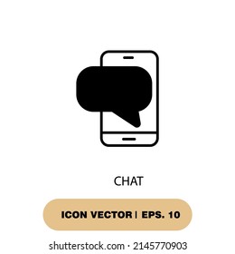 chat icons  symbol vector elements for infographic web