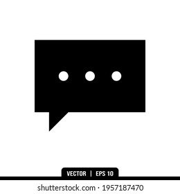 Chat icons vector collection, illustration logo template in trendy style. Suitable for many purposes.