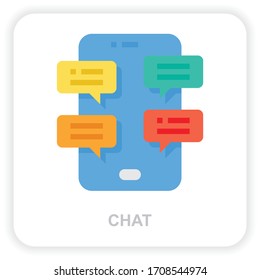 Chat icons for web design, book, ads, app, project etc.