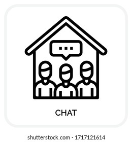 Chat icons for web design, book, ads, app, project etc.
