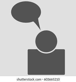 Chat icon,sign,symbol,logo isolated in flat style.Vector illustration.