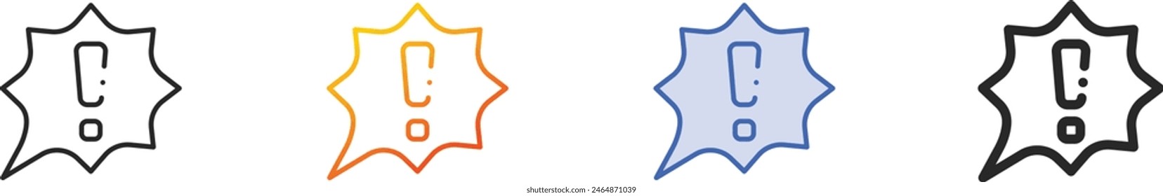icono de chat.Diseño delgado lineal, degradado, trazo azul y estilo audaz aislado sobre fondo blanco