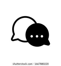 Chat icon,vector illustration. Flat design style. vector chat icon illustration isolated on White background, chat icon Eps10. chat icons graphic design vector symbols.