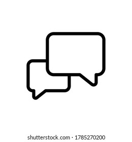 Chat icon,vector illustration. Flat design style. vector chat icon illustration isolated on White background, chat icon Eps10. chat icons graphic design vector symbols.