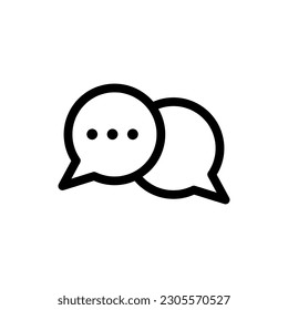 Chat icon,vector illustration. chat icon illustration isolated on White background..eps