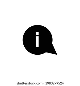 chat info icon vector sign symbol