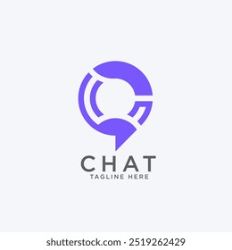 Chat Letter C Logo Template