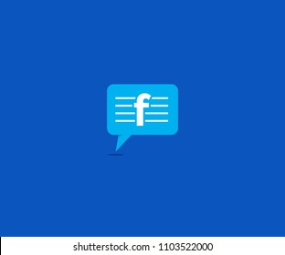 Chat Letter F Logotype