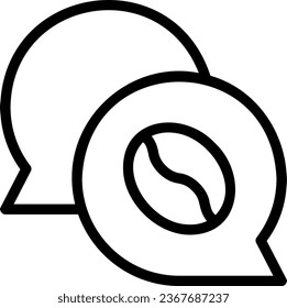 vector de ilustración de línea de chat