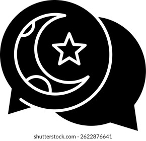 Chat Line vector Icon Design