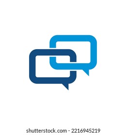 El logotipo de chat se puede utilizar para la compañía, el icono y otros.
