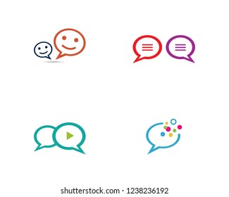 chat logo design 