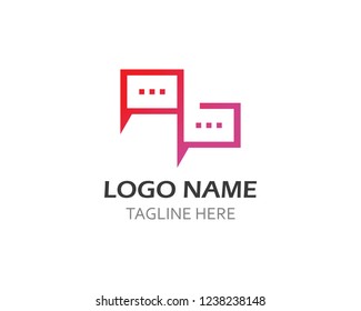 chat logo design 