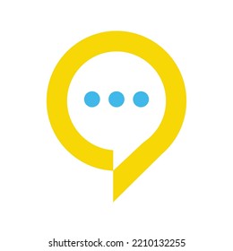 Chat logo design. Icon Chat or communication design