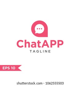 Chat Logo Design Template