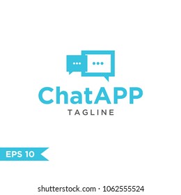 chat logo design template