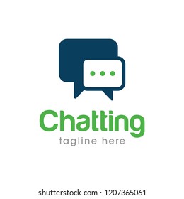 Chat Logo Design Template