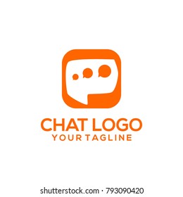 Chat Logo Design Vector
