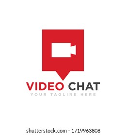 Ilustración de vectores de diseño de logotipos de chat
