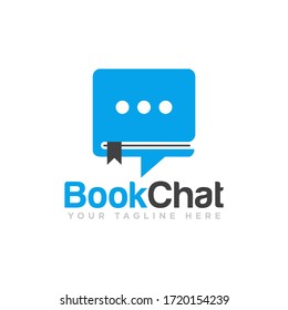 Chat Logo Design Vector Illustration