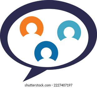 CHAT LOGO DESIGN VEKTORGRAFIK