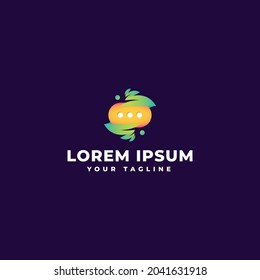Chat Logo Gradient Brand For Company