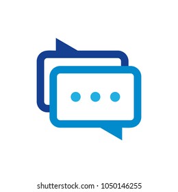 Chat Logo Icon Design