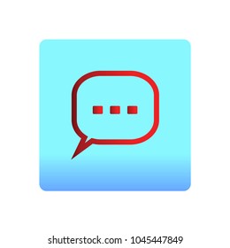 chat logo and  icon design template
