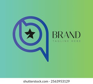 Chat logo icon design template elements. Usable for Branding, Business and Technology Logos.
