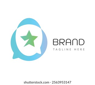 Chat logo icon design template elements. Usable for Branding, Business and Technology Logos.
