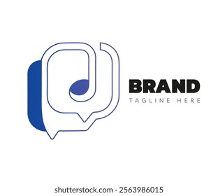 Chat logo icon design template elements. Usable for Branding, Business and Technology Logos.
