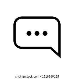 Chat logo icon template, chat vector element