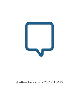 Chat logo, icon, vector illustration