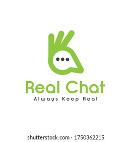 Chat Logo - Chat Service Logo Template