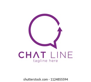 chat logo template