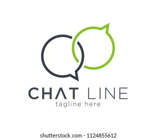 chat logo template