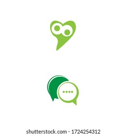 Chat Logo Template vector symbol nature