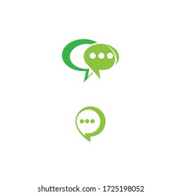 Chat Logo Template vector symbol nature