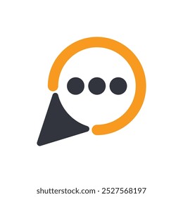 Chat Logo Vector Icon Template Illustration