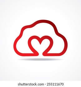 Chat for love concept stock vector