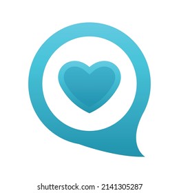 Design-Symbol für Chat-Logoelemente