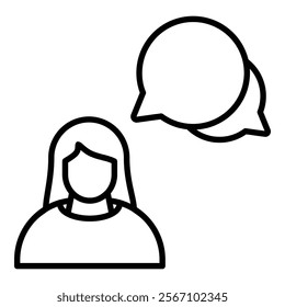 Chat Marketing Icon Element For Design