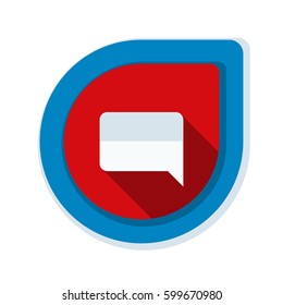 Chat Mesage button illustration