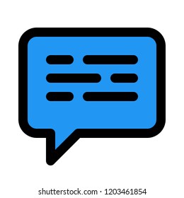 Chat message bubble