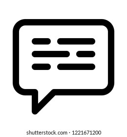 Chat message bubble