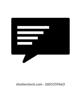 Chat Message Bubbles Icon Vector. Talk bubble. Communication icons. SMS. Chatting icons