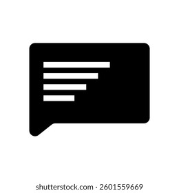 Chat Message Bubbles Icon Vector. Talk bubble. Communication icons. SMS. Chatting icons